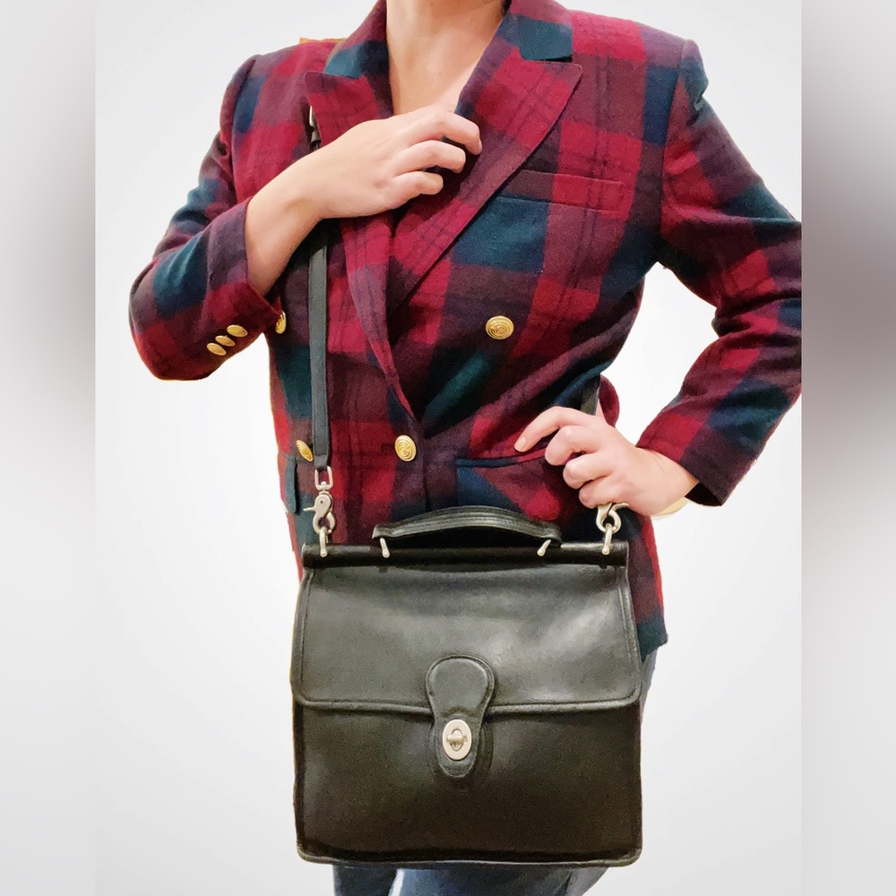 Vintage 90s Coach Willis Convertible Satchel #9927